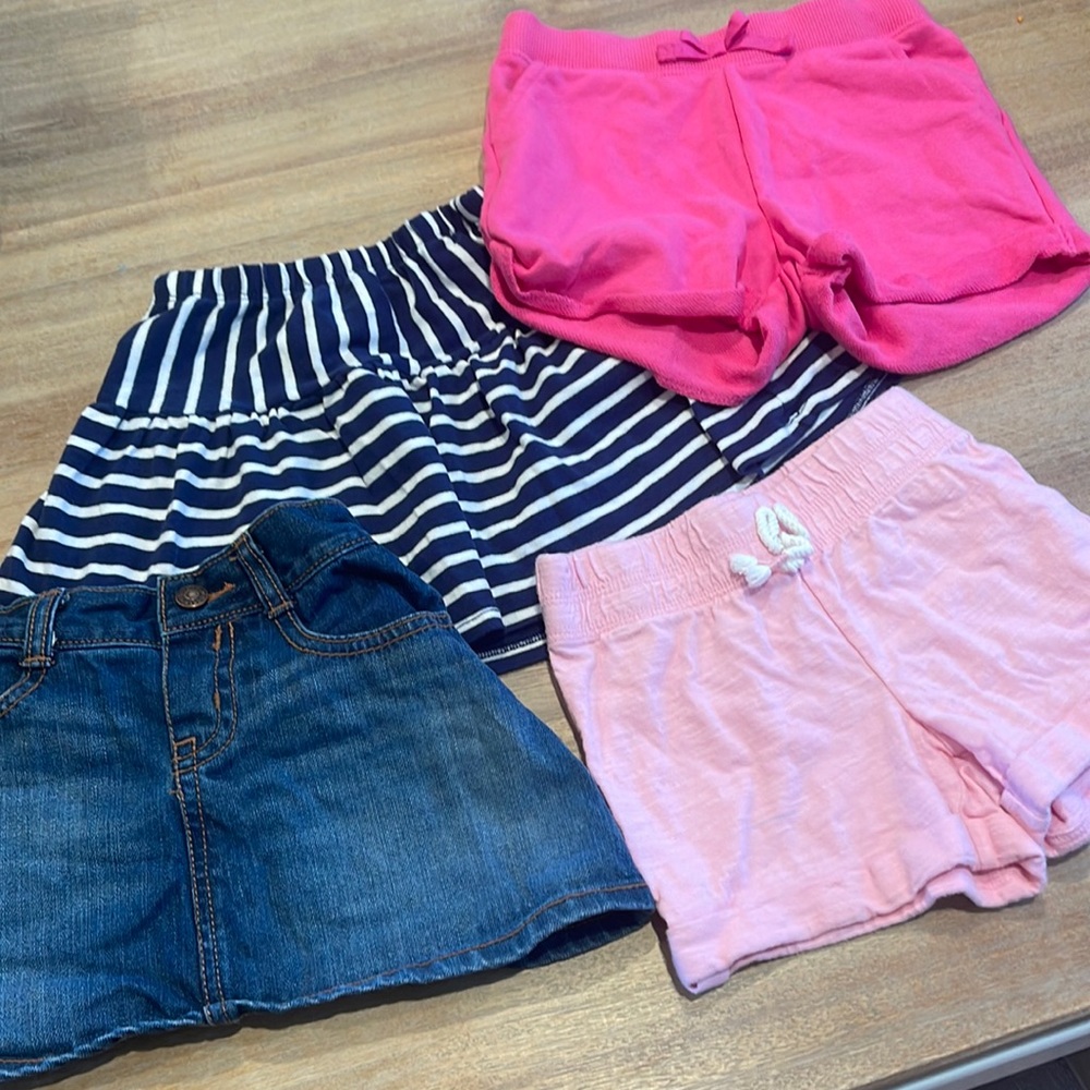 BUNDLE 4T-5/6 — skirts and shorts - Picture 1 of 9